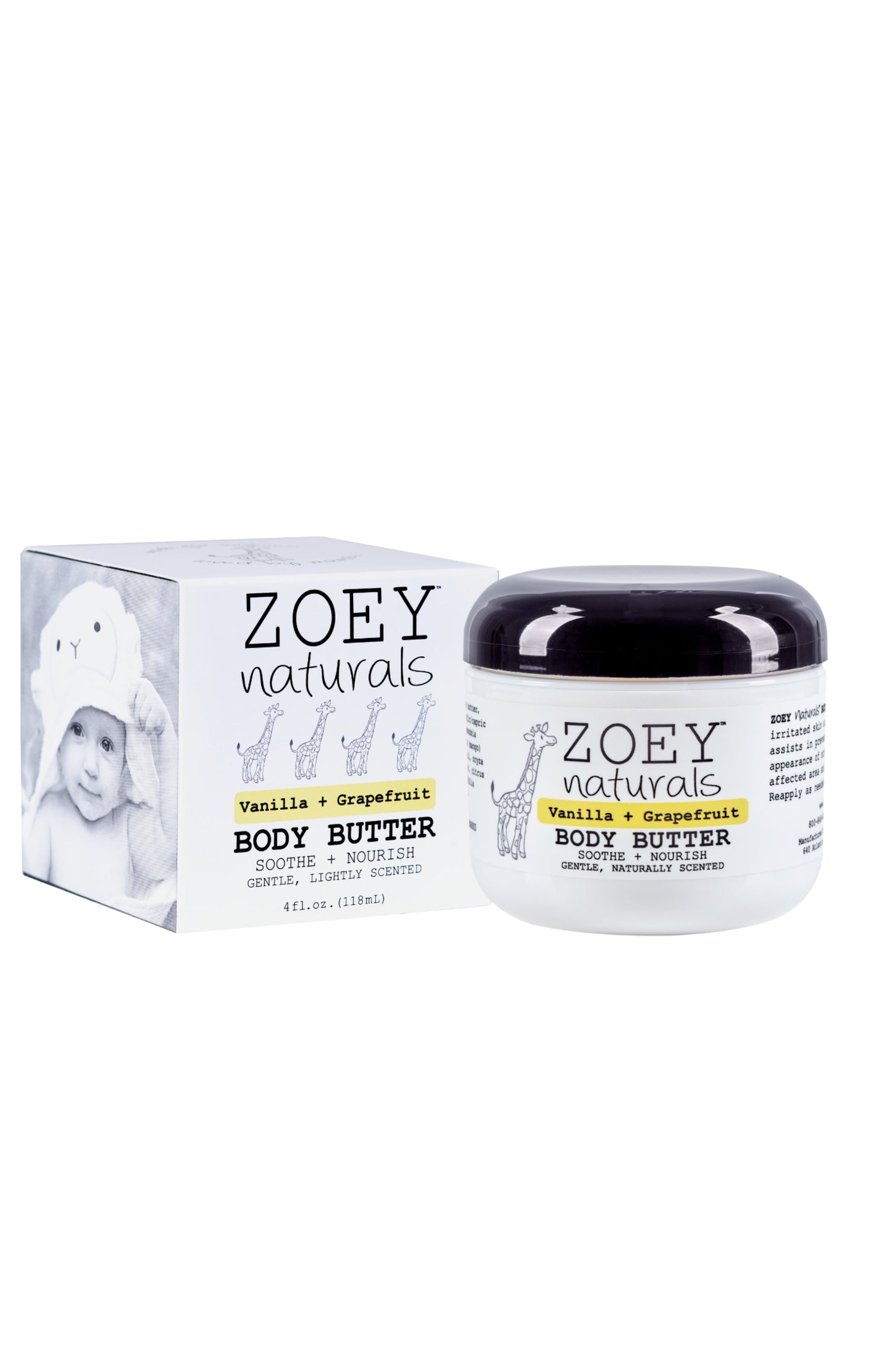 Vanilla + Grapefruit Body Butter