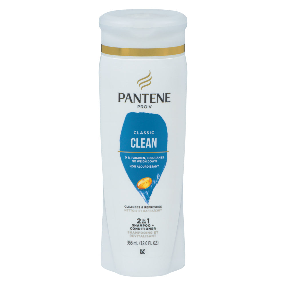 Pantene Classic Clean 2 In 1 Shampoo + Conditioner 12 Fl Oz