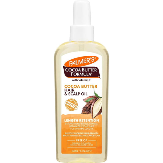Palmer's Cocoa Butter & Biotin Length Retention Hair And Scalp Oil, 5.1 Ounce