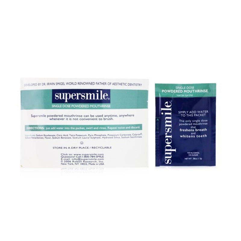 Supersmile Single Dose Powdered Mouthrinse (No Alcohol/Sugar)