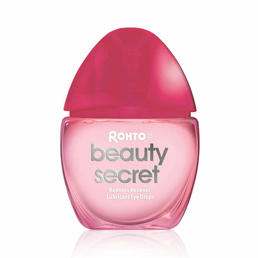 Rohto Beauty Secret Cooling Eye Drops, Redness Reliever, Lubricant 0.4 Fl Oz