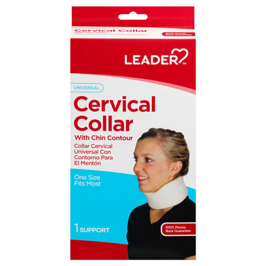 Leader Cervical Collar Support Braces With Chin Contour 2.5 Inch