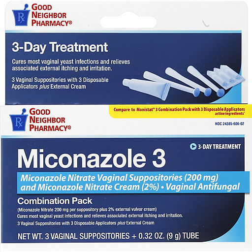 Good Neighbor Pharmacy GNP Miconazole 3-Day Treatment