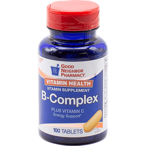Good Neighbor Pharmacy GNP Vitamin B-Complex + C Supplement 100 Tablets