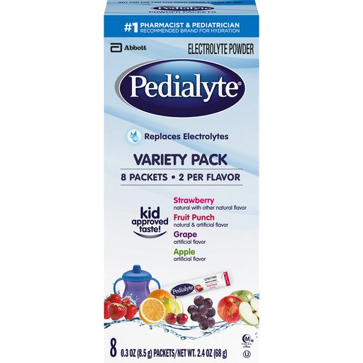 Pedialyte Powder Variety, 68-Grams