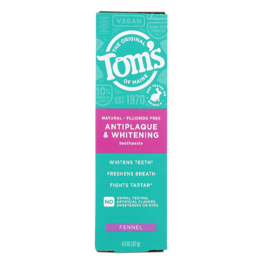 Tom's of Maine Antiplaque & Whitening Fennel Toothpaste