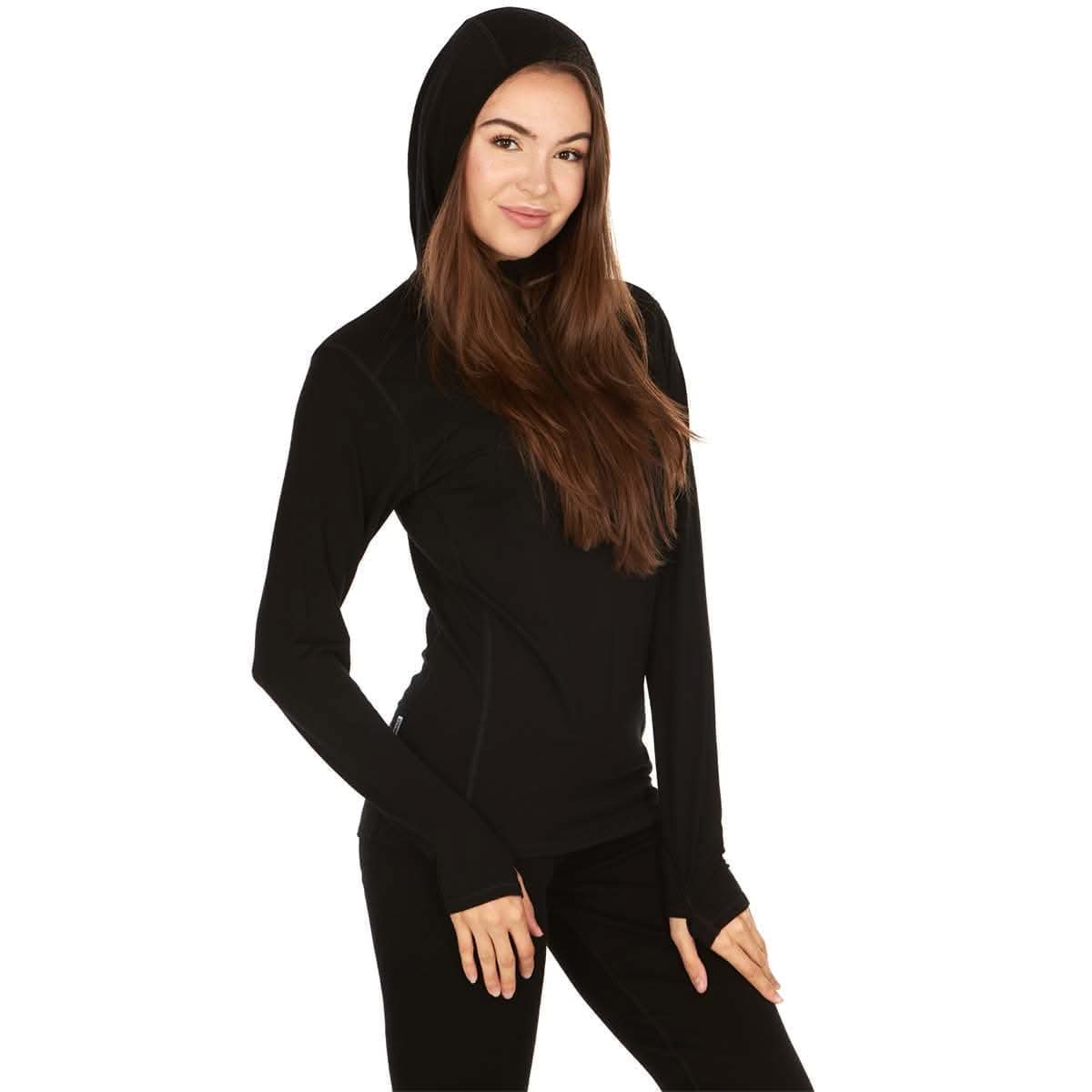Women's 1/4 Zip Merino Sun Hoodie - Microweight - Osadia Concept Store