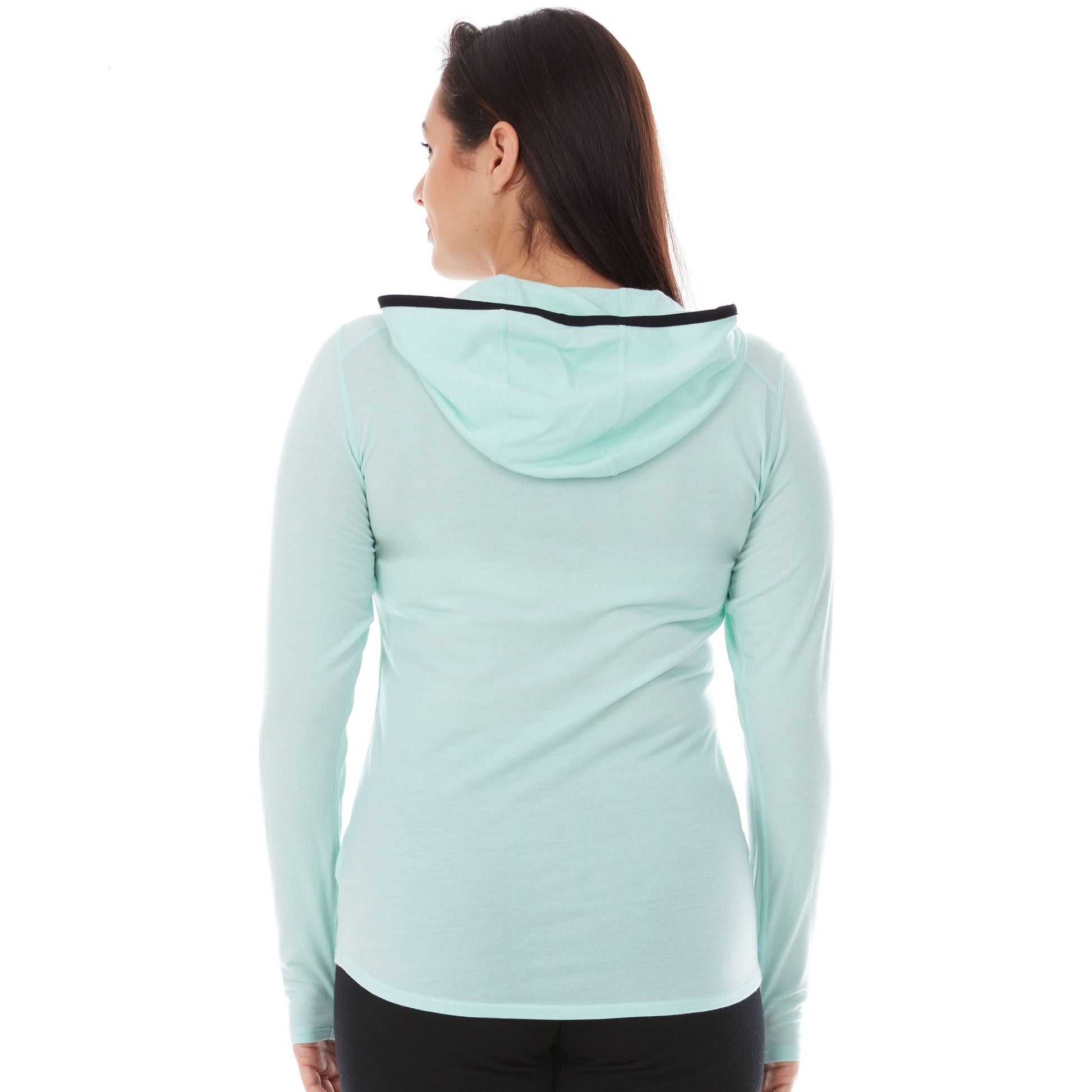 Women's 1/4 Zip Merino Sun Hoodie - Microweight - Osadia Concept Store