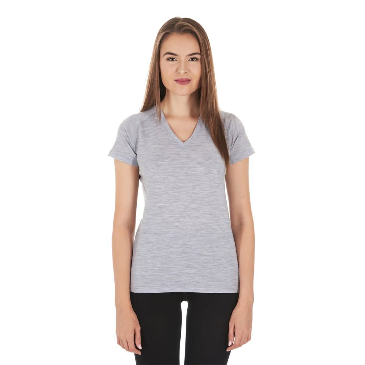 Microweight Women's Wool V-Neck T-Shirt - Woolverino - Osadia Concept Store
