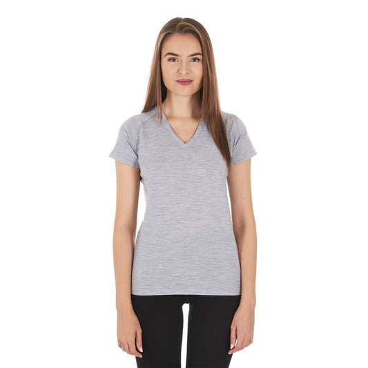 Microweight Women's Wool V-Neck T-Shirt - Woolverino - Osadia Concept Store