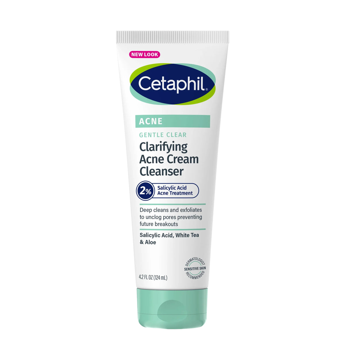 Cetaphil Gentle Clear Clarifying Acne Cream Cleanser 4.2 fl oz - New