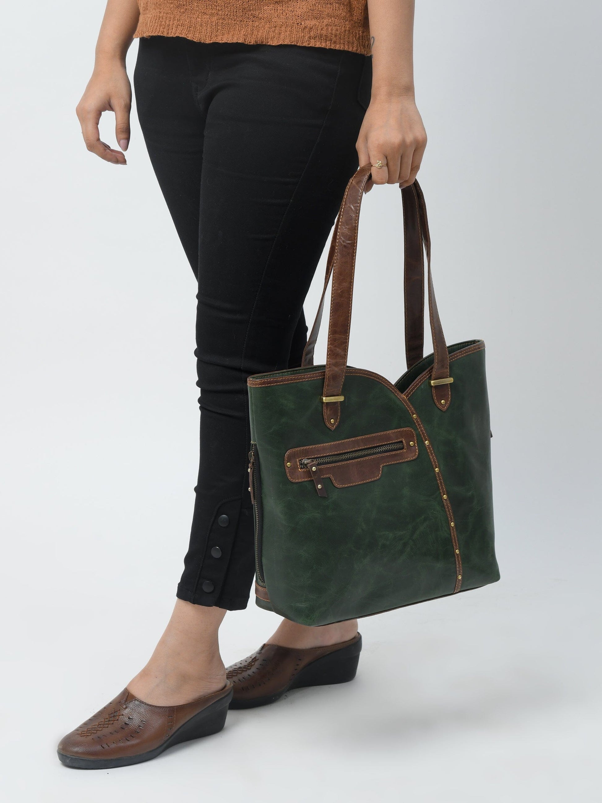 The Riley Handbag- Green - Osadia Concept Store