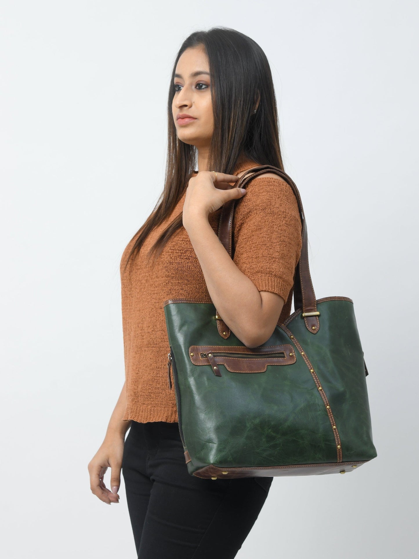 The Riley Handbag- Green - Osadia Concept Store