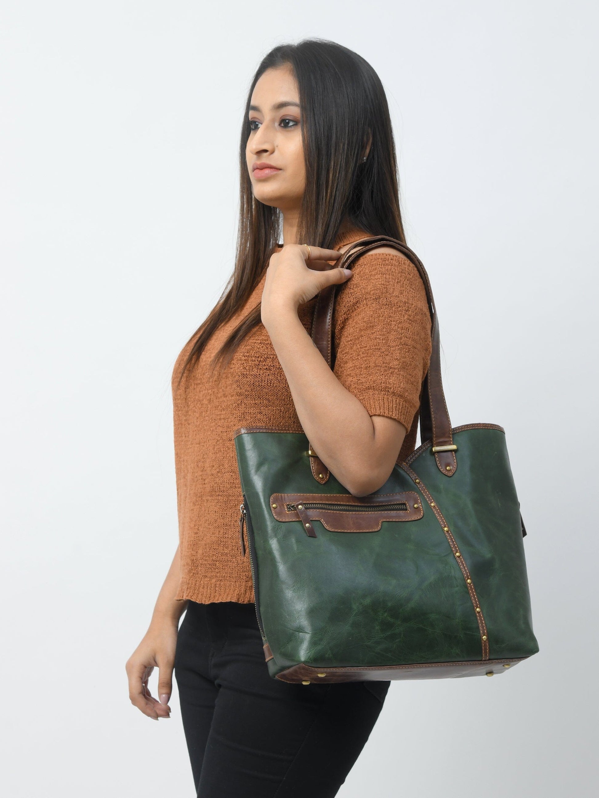 The Riley Handbag- Green - Osadia Concept Store