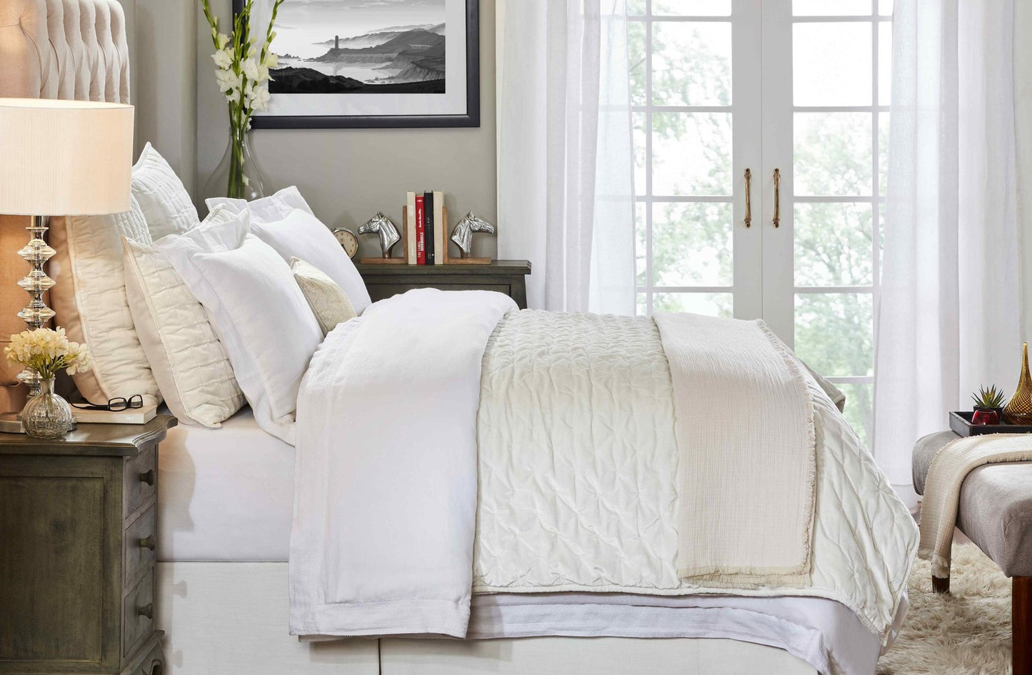 Parker European Linen Duvet Cover