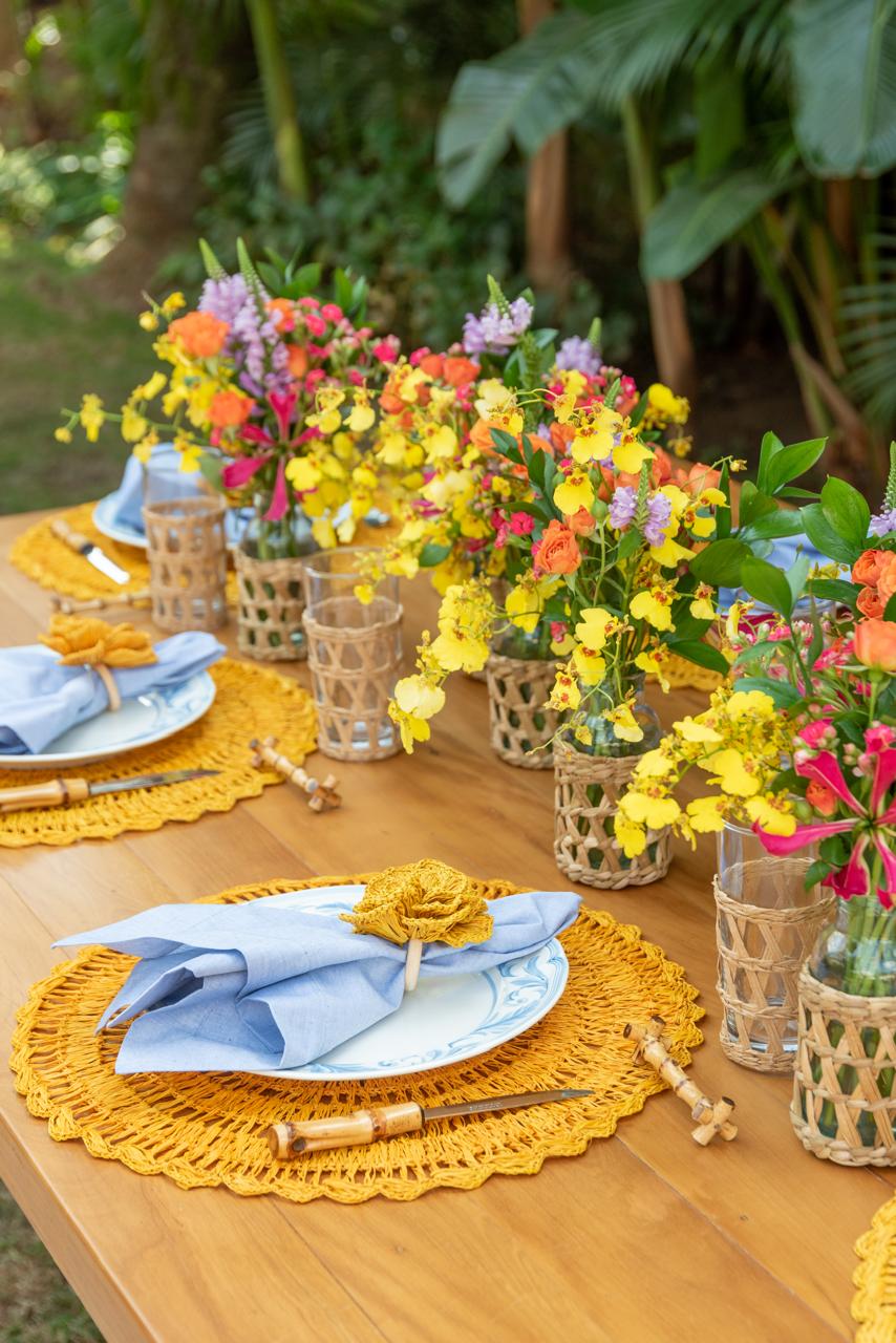 S/4 Buriti Flower Napkin Ring