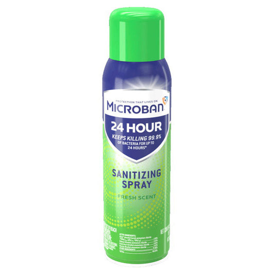 Microban 24 Hour Disinfectant Sanitizing Spray - Fresh Scent - 15 Fl Oz
