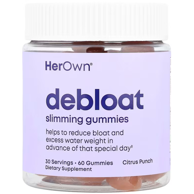 Her Own Debloat Gummy, Bloating And Gas Relief, 60 Gummies