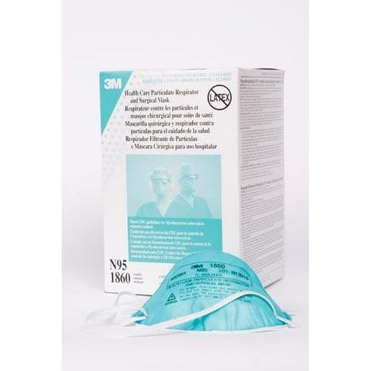 3M 1860-Bx N95 Particulate Respirator & Surgical Mask