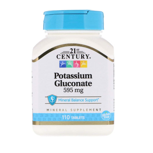 21st Century Potassium Gluconate 595 Mg - 110 Tablets