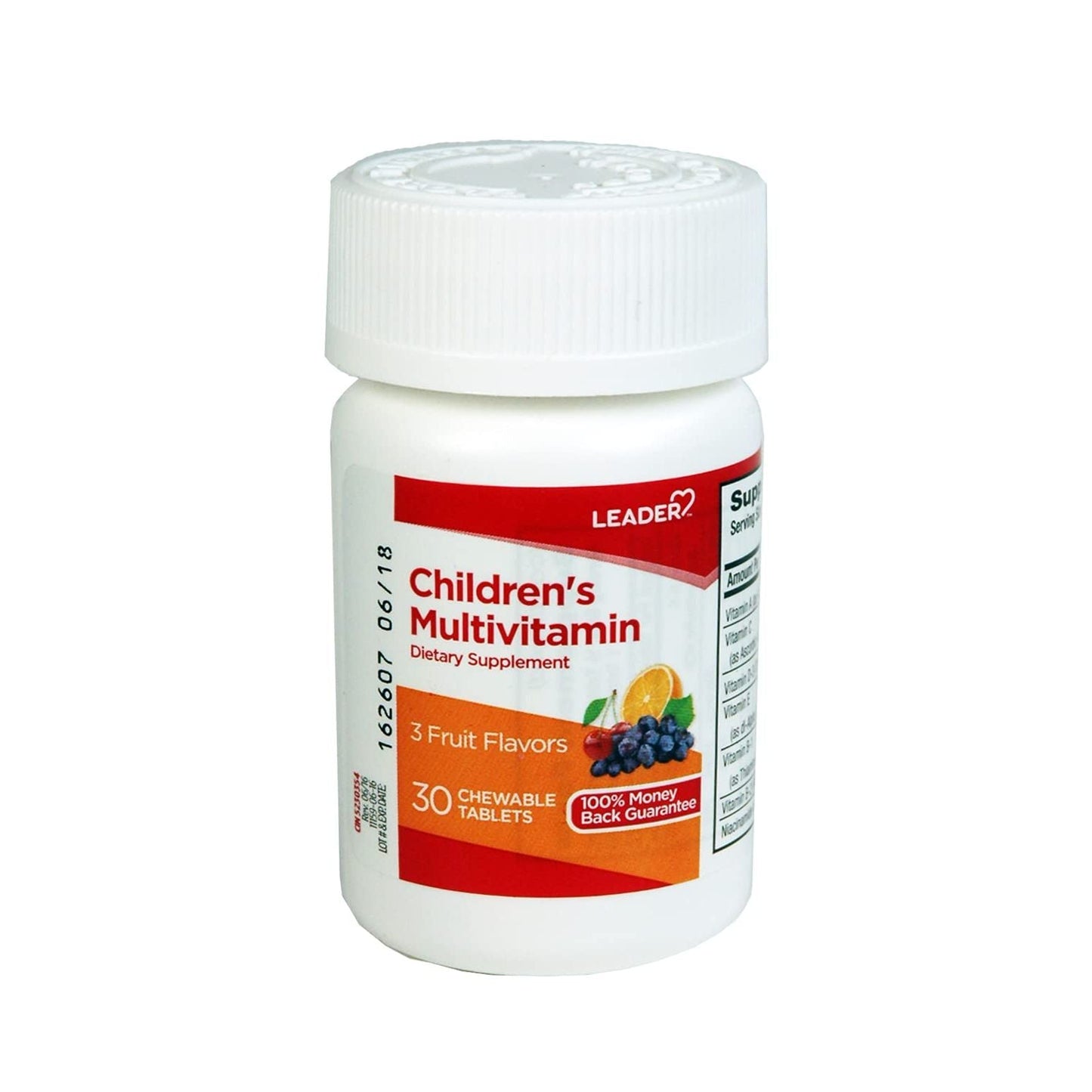 Leader Multivitamin Childrens Chewable Tablets Fruit