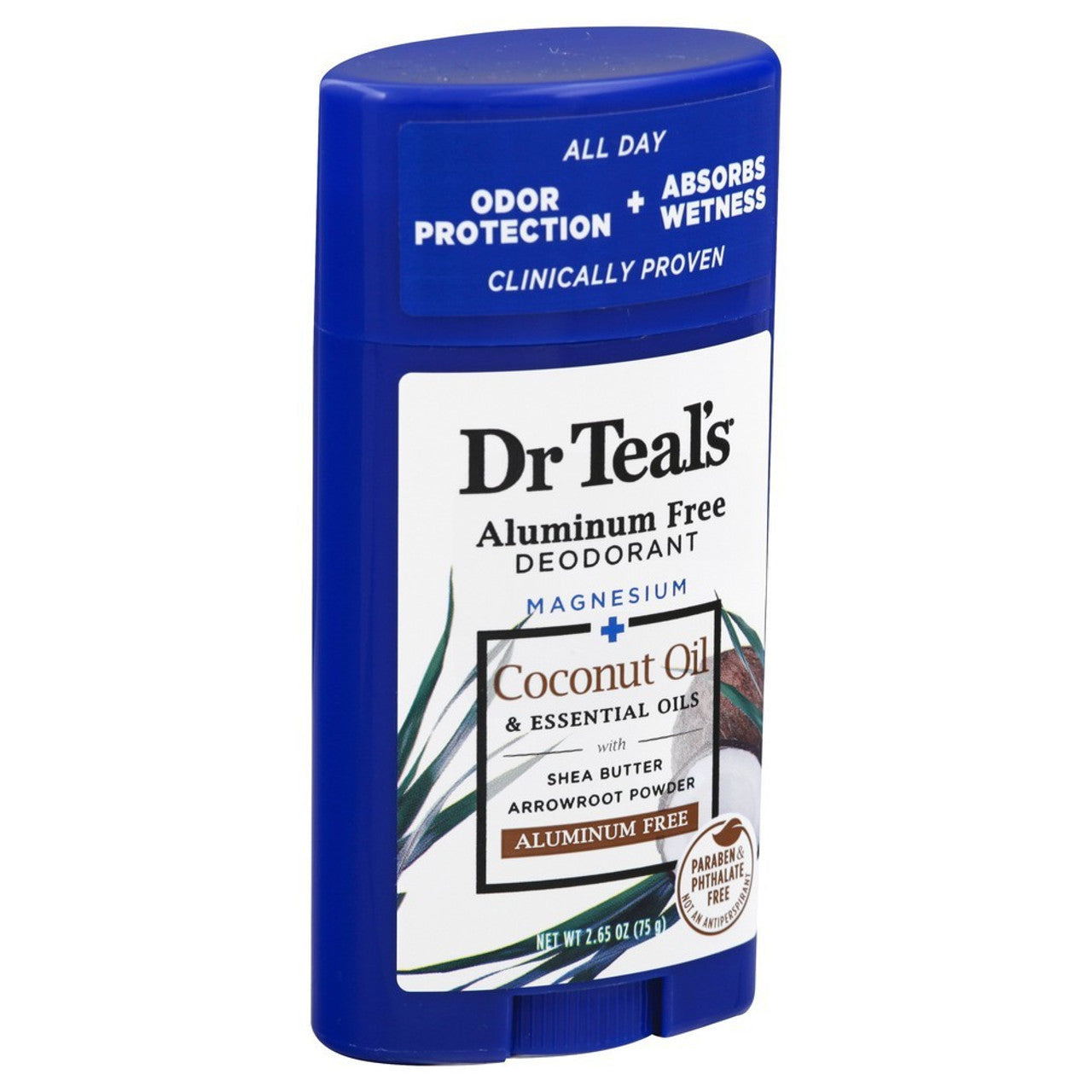 Dr Teal's Coconut Oil Aluminum Free Deodorant 2.65 Oz