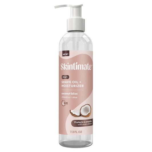 Skintimate 2 In 1 Coconut Bliss Shave Oil + Moisturizer 7.3 Fl Oz