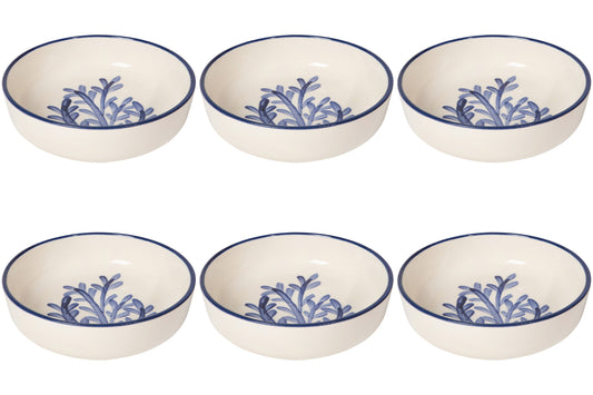 Set of 6 Floren Hand-painted Turkish Bowl 5 inch