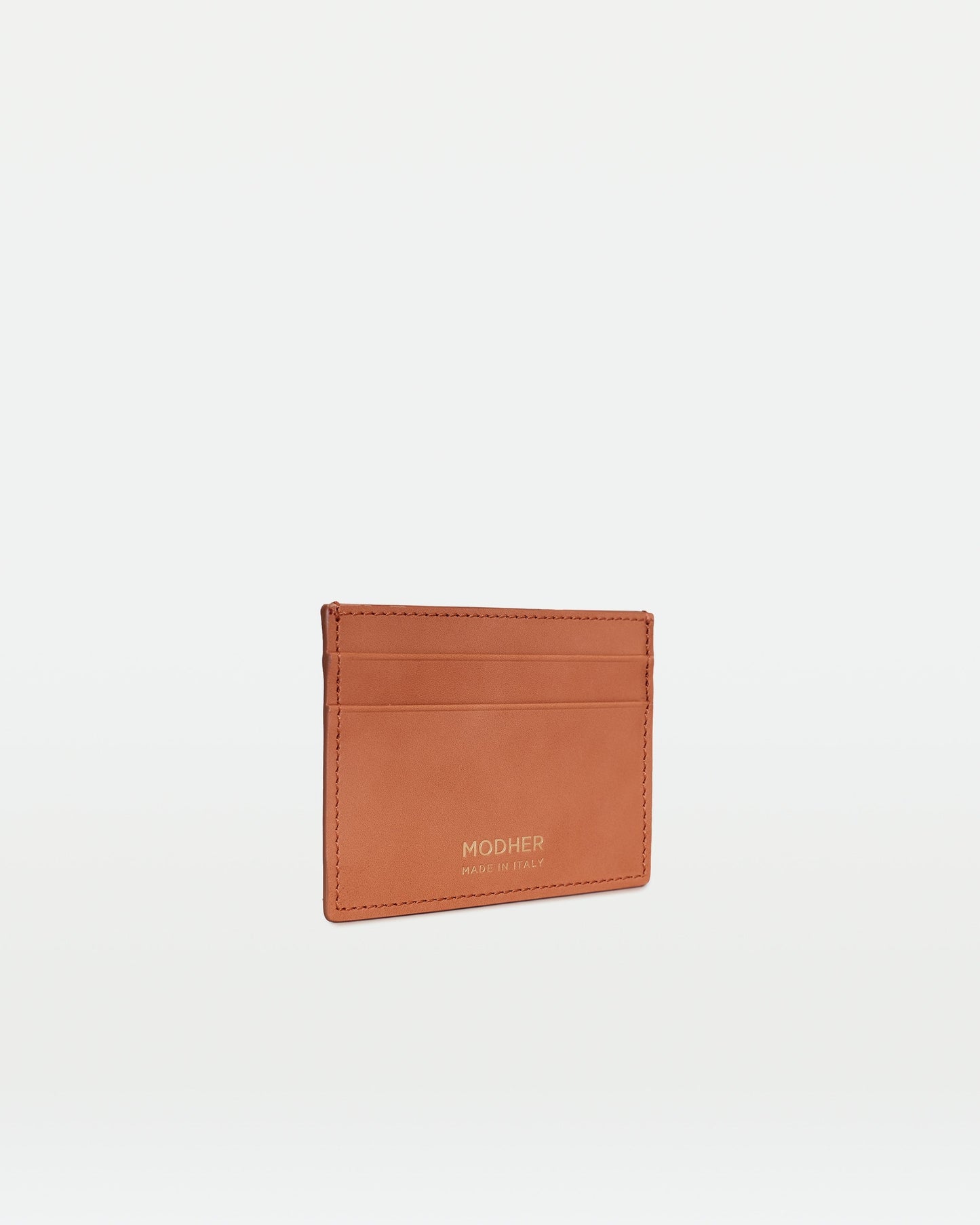 Credit Card Slip in vegetable tanned leather