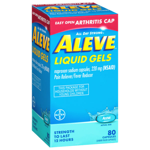 Aleve All Day Strong Capsules Liquid Gels 220 Mg Naproxen Sodium