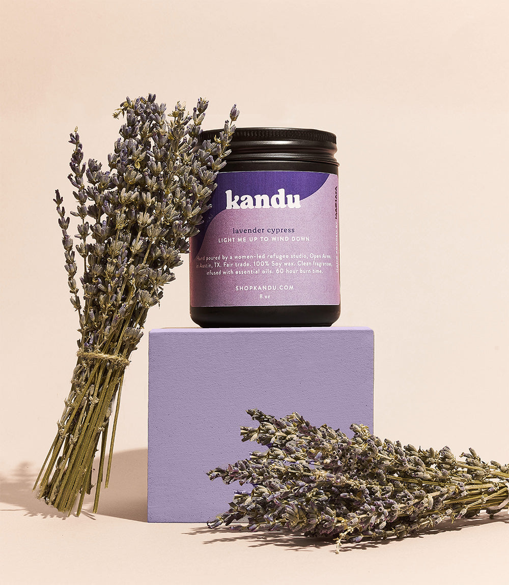 lavender cypress 8oz candle - Osadia Concept Store