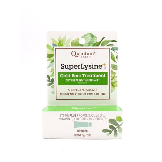Quantum Super Lysine Plus Cold Sore Treatment Cream - 0.25 Oz