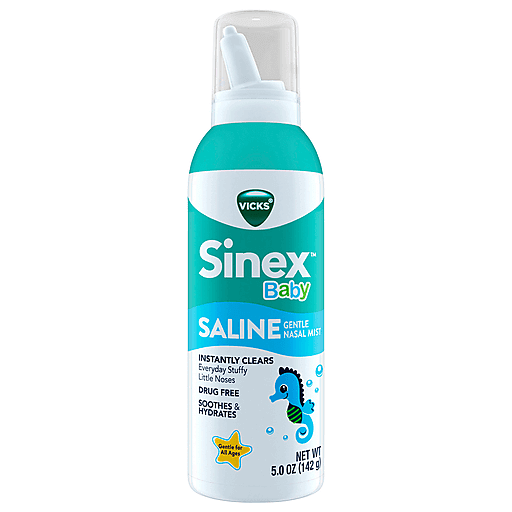 Vicks Nasal Mist, Gentle, Saline, Baby 5 Oz