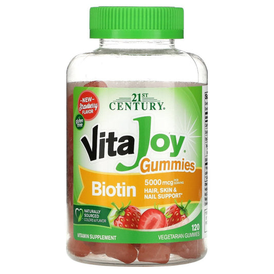 21st Century Biotin 5000 Mcg Strawberry Flavor