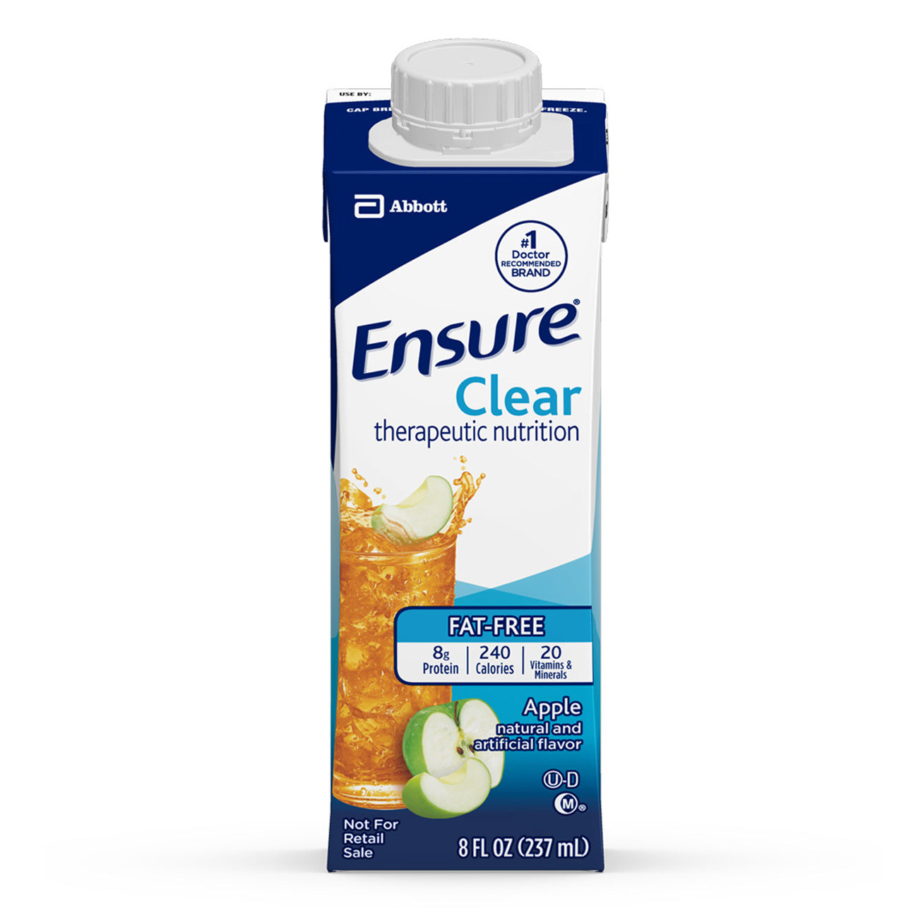 Ensure Clear Therapeutic Nutritional Drink, Apple, 8 Oz