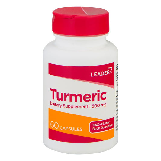 Leader Turmeric, 500 Mg, Capsules