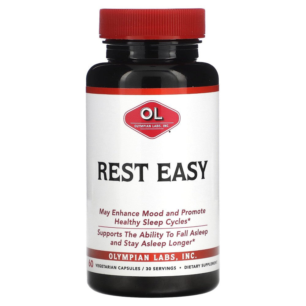 Olympian Labs Rest Easy, 60 Vegetarian Capsules