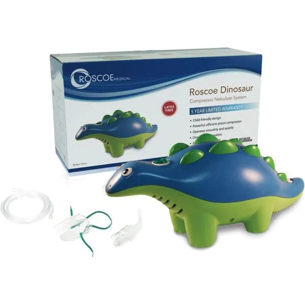 Manufacturer Roscoe Medical Dinosaur Pediatric Nebulizer