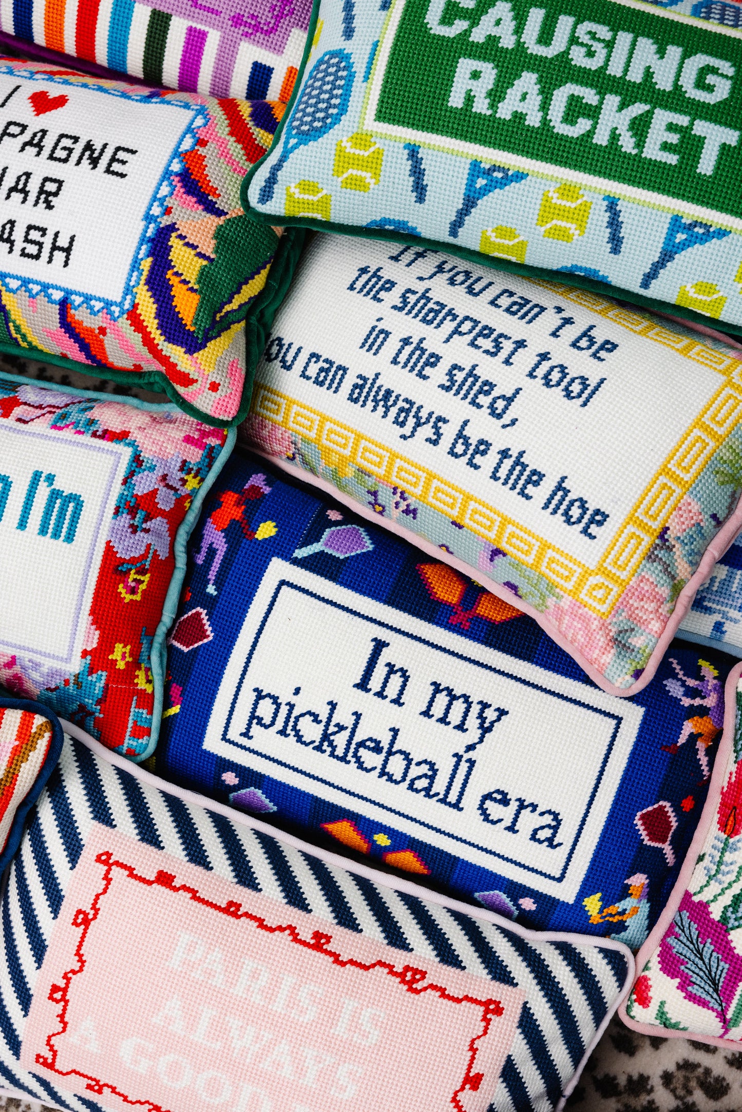 Paris Needlepoint Pillow - Osadia Concept Store