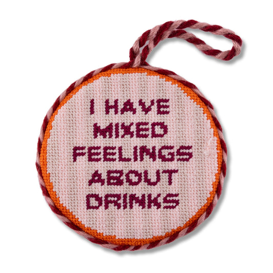 Needlepoint Ornament - Mixed Drinks