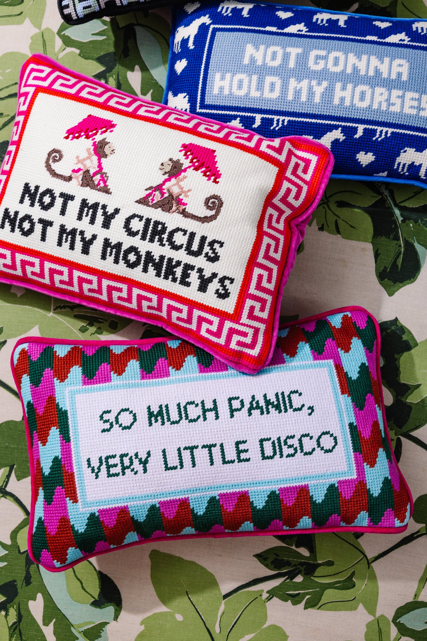 Panic at the Disco Needlepoint Pillow - Osadia Concept Store