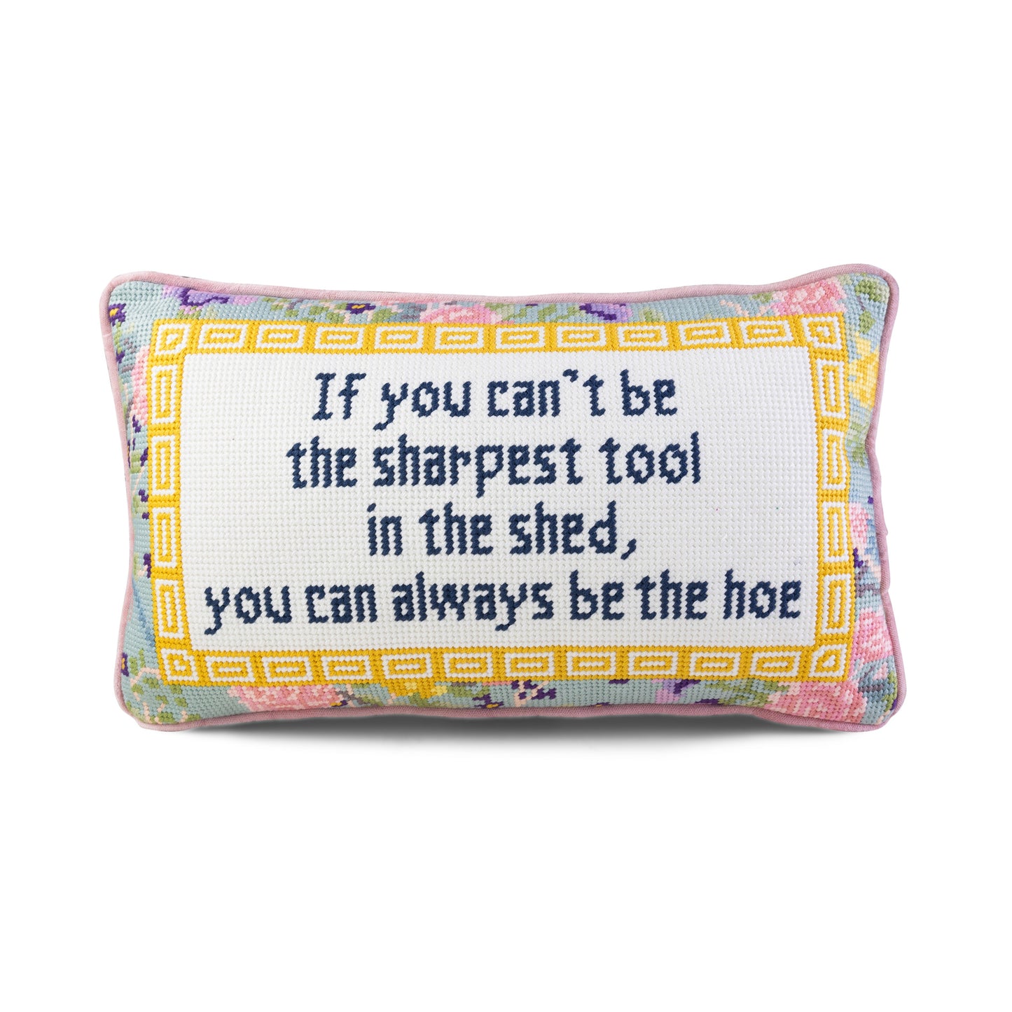 Sharpest Tool Needlepoint Pillow - Osadia Concept Store