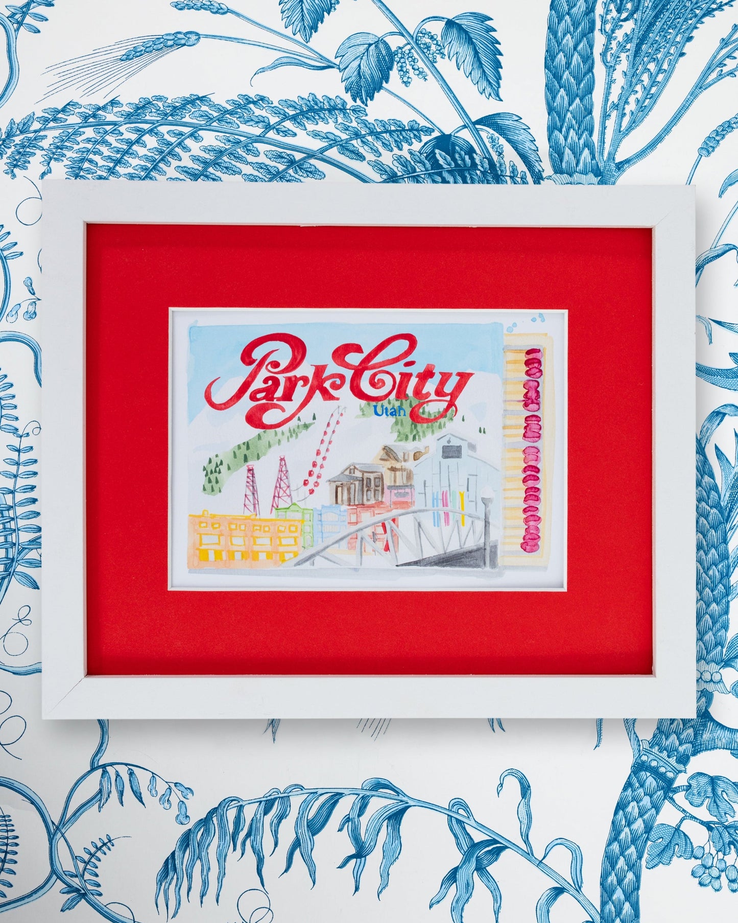 Park City Utah Matchbook Art Print
