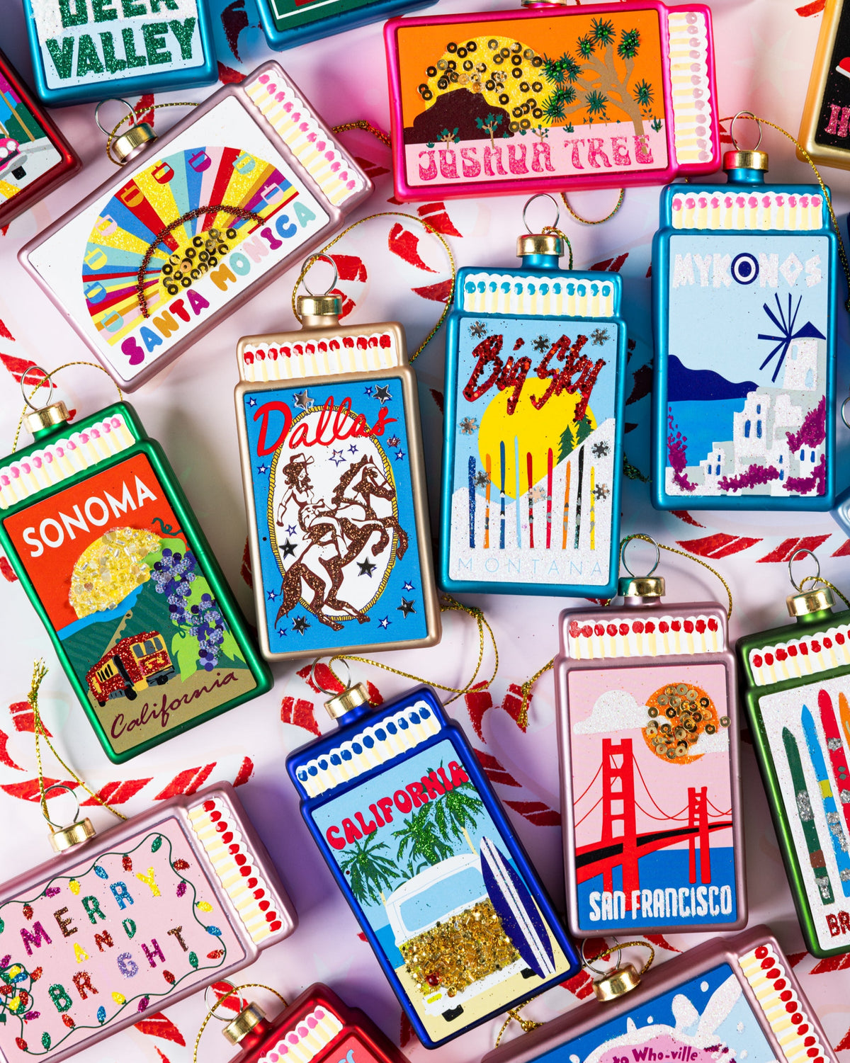 Matchbook Ornament - Sonoma