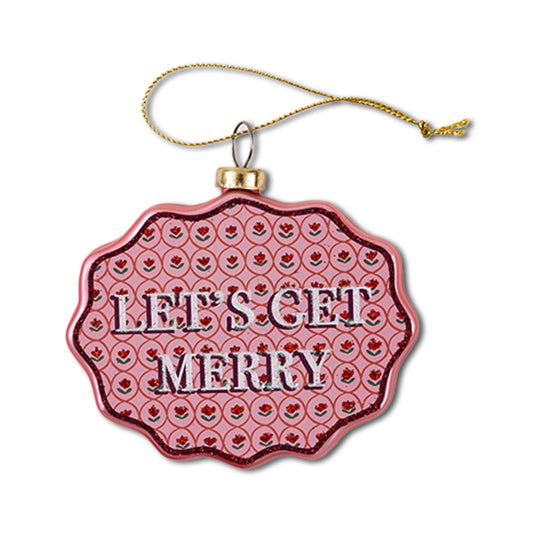 Scallop Ornament - Let's Get Merry