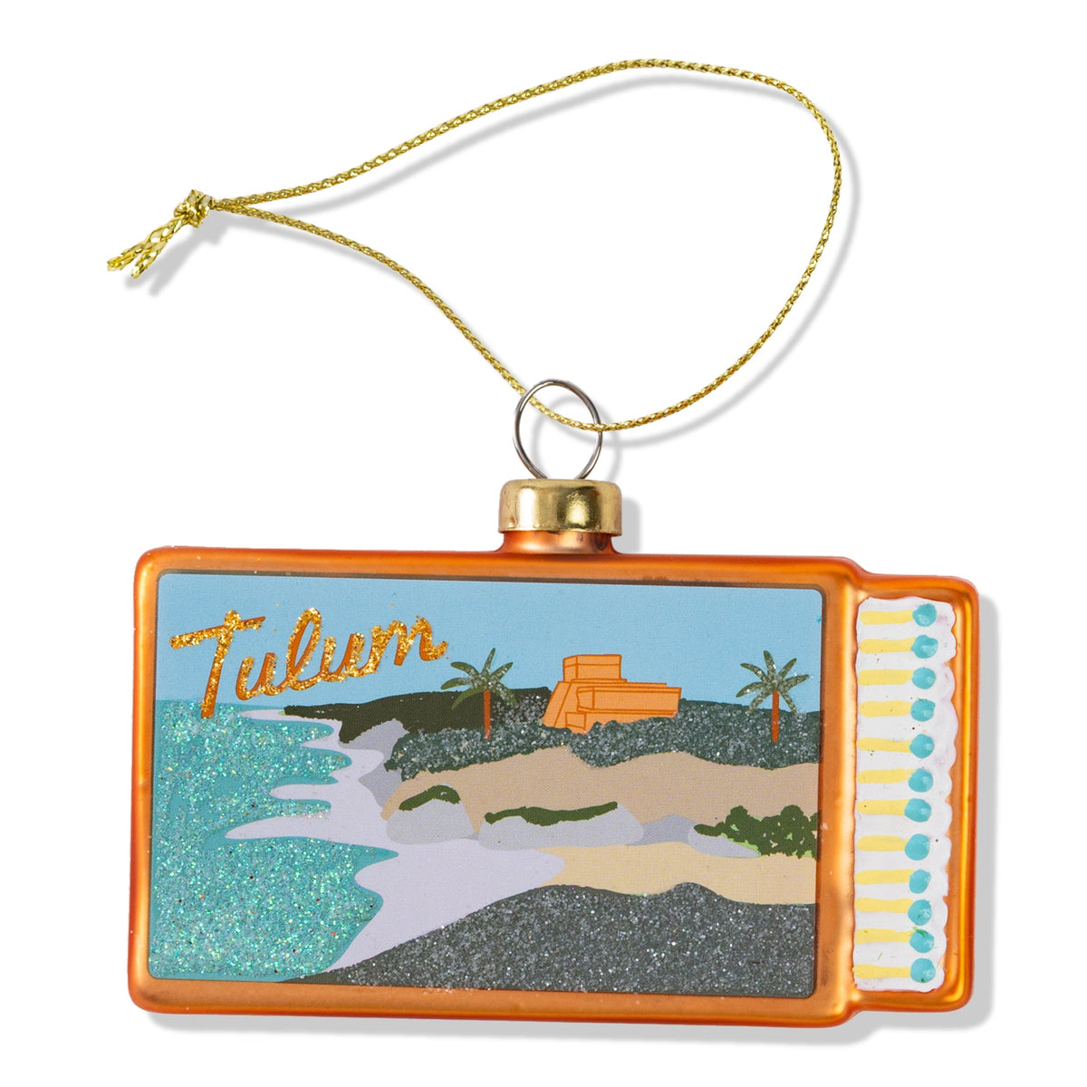 Matchbook Ornament - Tulum