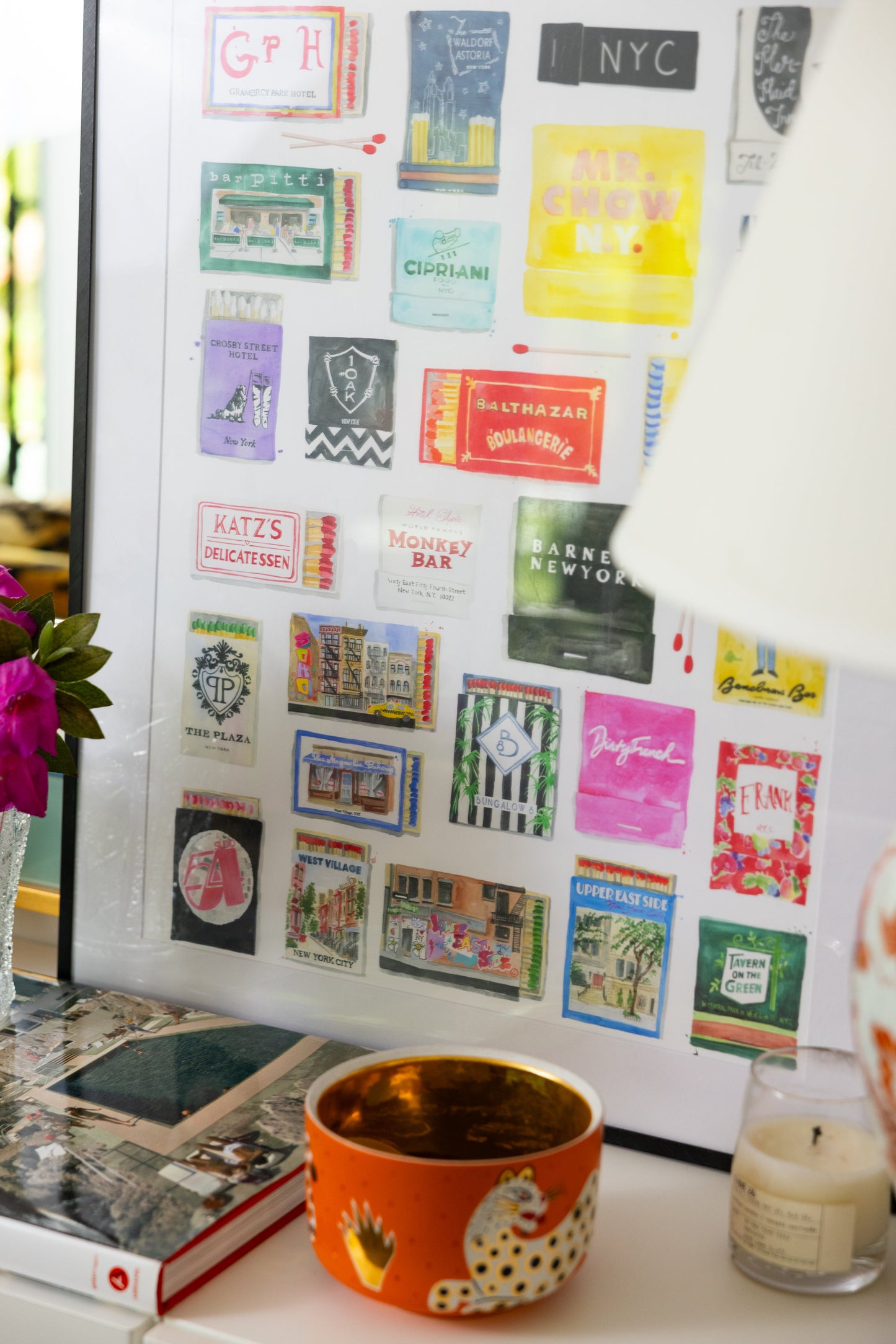 NYC Collection Matchbook Art Print - Osadia Concept Store
