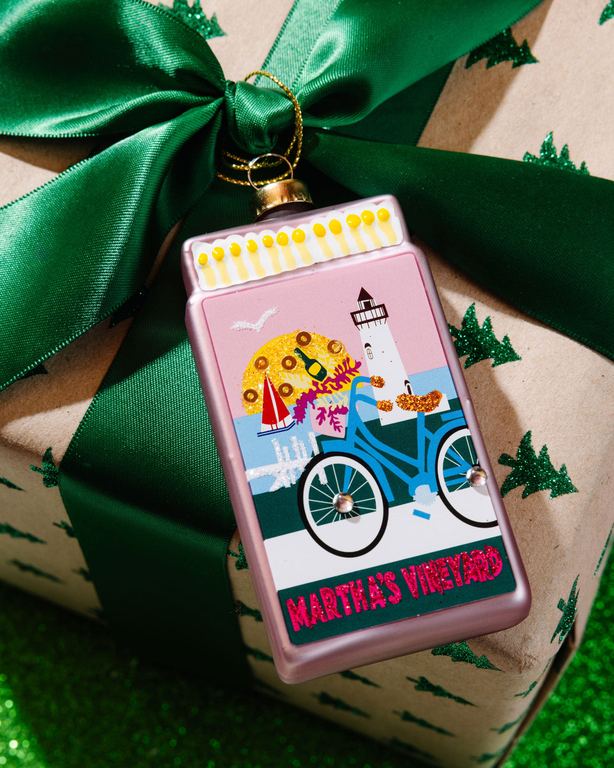 Matchbook Ornament - Martha's Vineyard