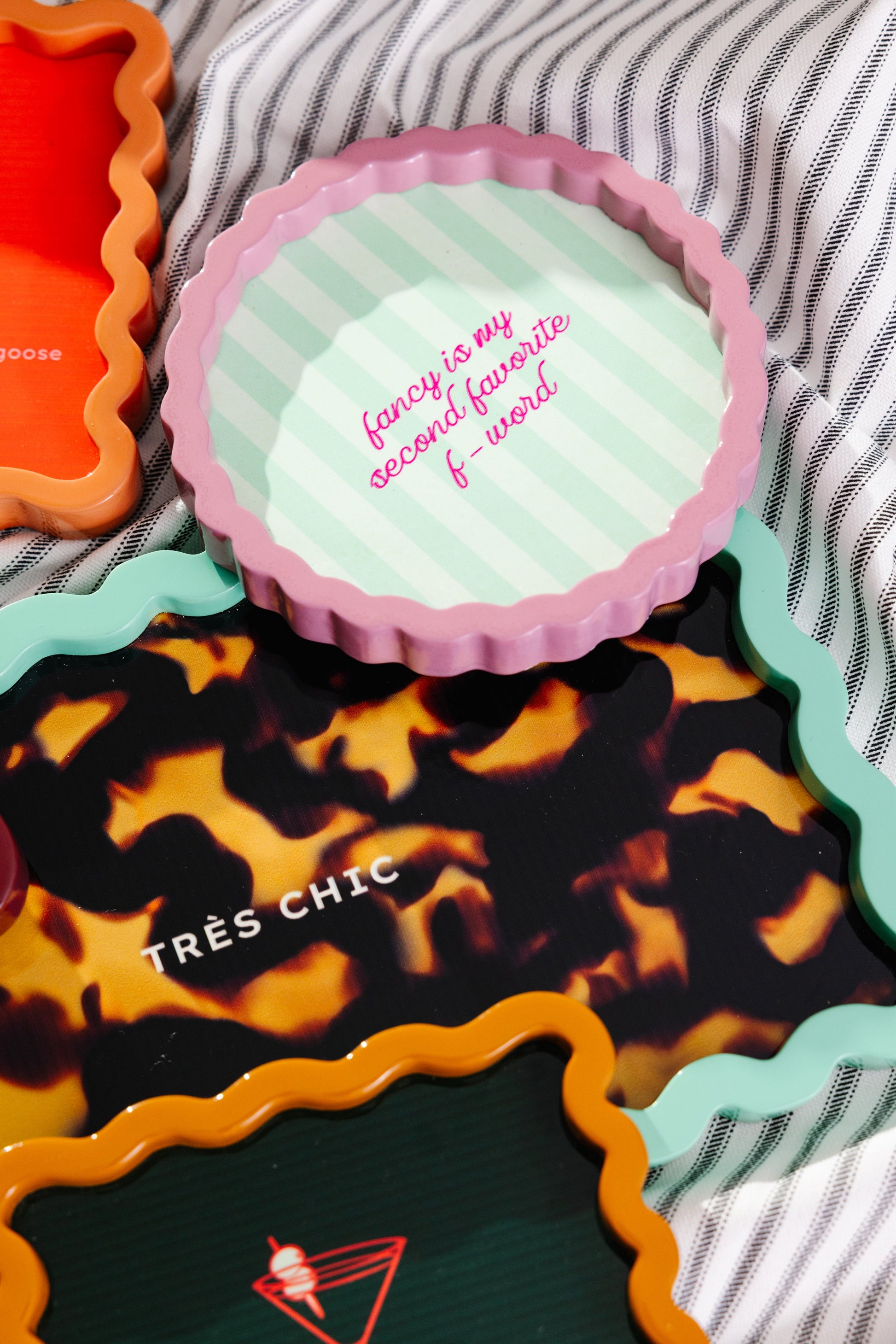 Fancy Small Lacquer Tray - Osadia Concept Store