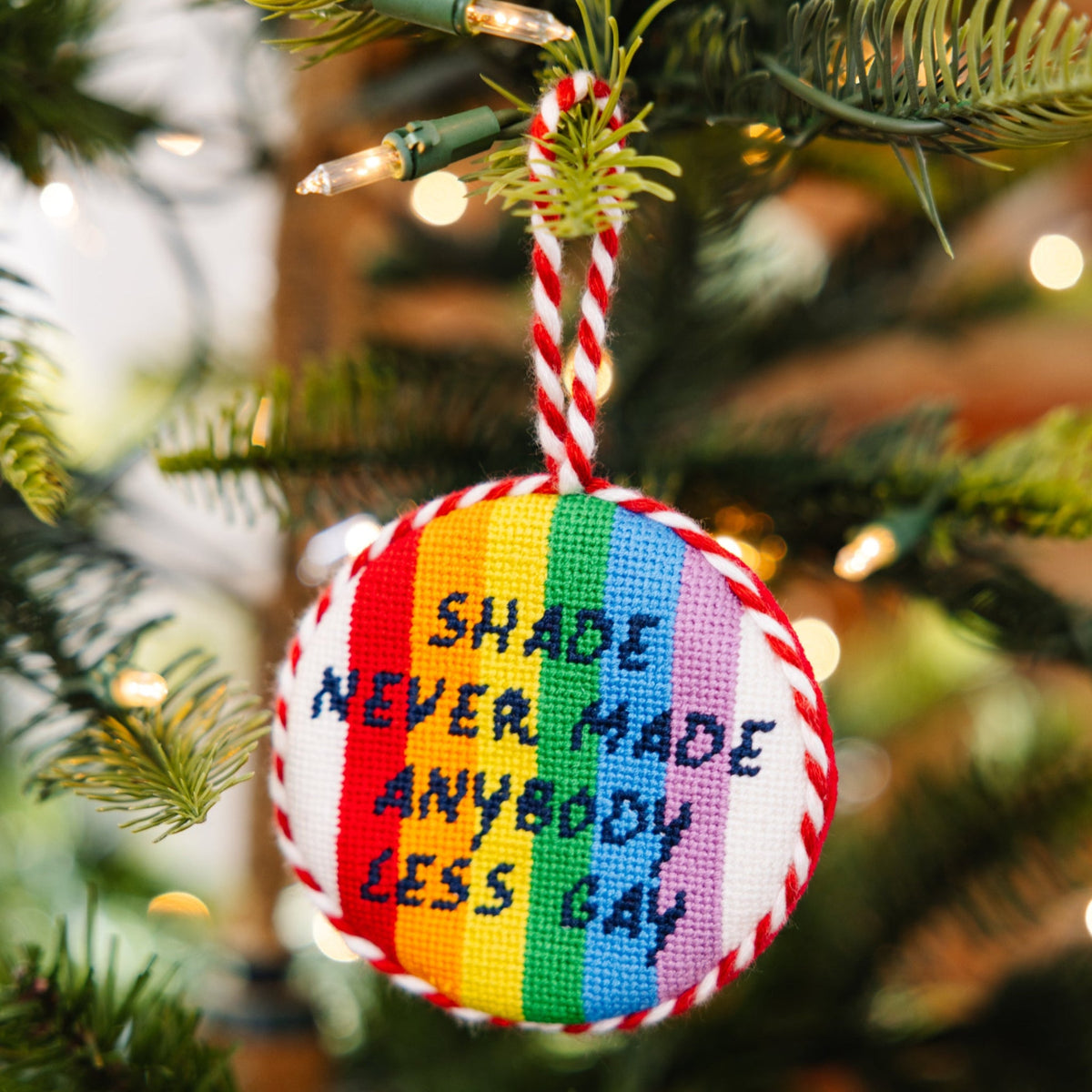 Needlepoint Ornament - Shade